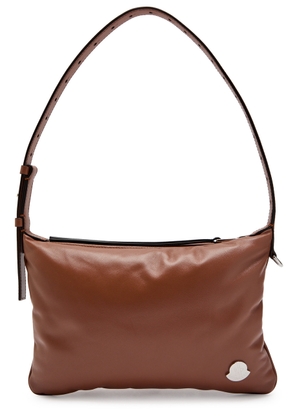 Moncler Vetta Quilted Leather Shoulder bag - Brown - One Size