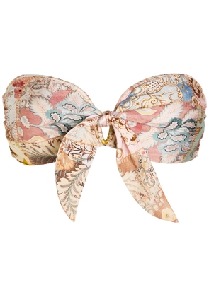 Zimmermann Daylight Printed Strapless Bikini top - Multicoloured 1 - 0 (UK 8 / S)