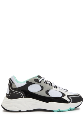 Cleens Pulse Runner Panelled Mesh Sneakers - Mint - 41.5 (IT41.5 / UK7.5)