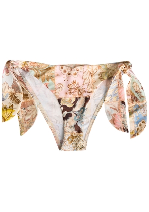 Zimmermann Daylight Printed Stretch-polyamide Bikini Briefs - Multicoloured 1 - 1 (UK 10 / S)