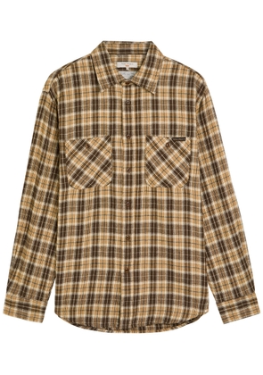 Nudie Jeans Julian Checked Cotton and Linen-blend Shirt - Multicoloured 1 - L