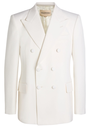 Valentino Garavani Double-breasted Wool Blazer - White - 48 (IT48 / M)