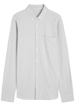 Lestrange The All Day Striped Cotton-blend Oxford Shirt - Grey - S