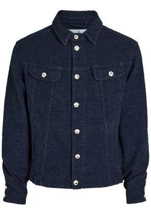 Vivienne Westwood Stormrider Bouclé Cotton-blend Jacket - Blue - XL