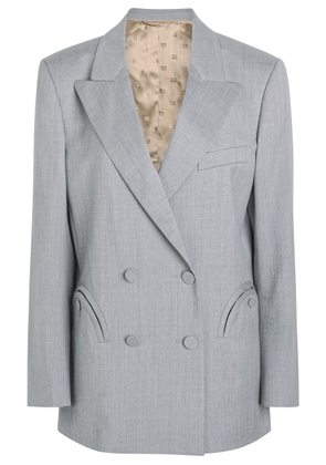 Blaze Milano Everynight Double-breasted Wool Blazer - Light Grey - 1 (UK8 / S)