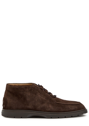 Tods Gommino Suede Boots - Brown - 9 (IT43 / UK9)