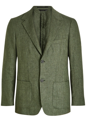 Sunspel Linen Blazer - Khaki - 48 (UK38 / M)