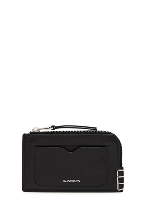 JW Anderson Loafer Leather Wallet - Black - One Size