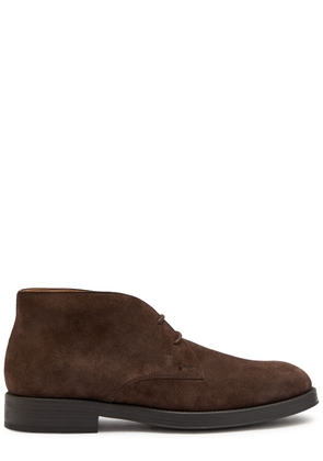 Tods Gommino Suede Boots - Brown - 11 (IT45 / UK11)