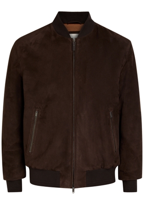 Tods Suede Bomber Jacket - Brown - XL
