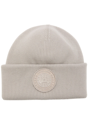 Canada Goose Arctic Ribbed Wool Beanie - Grey - One Size