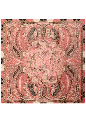 Etro Aida Printed Modal and Cashmere-blend Shawl - Brown - One Size
