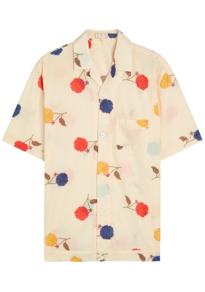Smr Days Parasio Floral-print Cotton Shirt - White - M