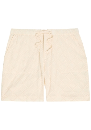 Smr Days Escobelle Embroidered Cotton Shorts - Beige - XL