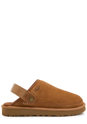 Ugg Goldencoast II Suede Clogs - Tan - 11 (IT45 / UK11)