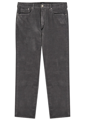 PS Paul Smith Tapered-leg Corduroy Trousers - Grey - 36 (W36 / XL)