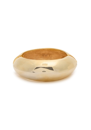 Kenneth Jay Lane Hinged 22kt Gold-plated Bracelet - One Size