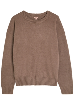Eberjey Recy Bouclé Sweatshirt - Taupe - M (UK12 / M)