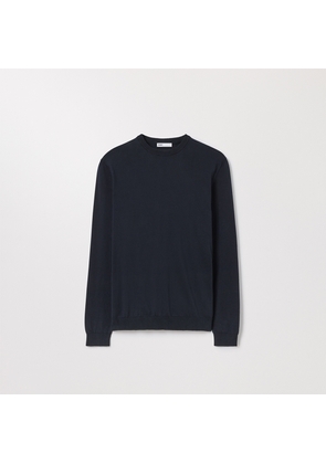 The Cotton Sweater Dark Navy