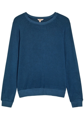 Eberjey Cozy Time Stretch-knit Sweatshirt - Navy - S (UK8-10 / S)