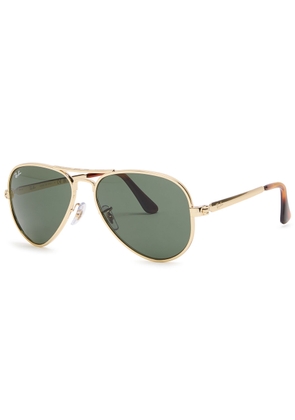 Ray-ban Aviator-style Sunglasses - Gold - One Size