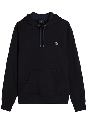 PS Paul Smith Appliquéd Hooded Cotton Sweatshirt - Black - L