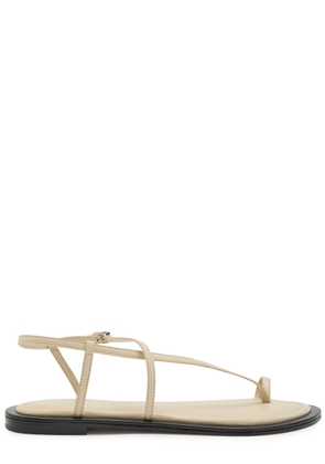 A.emery Reef Leather Sandals - White - 37 (IT37/ UK4)