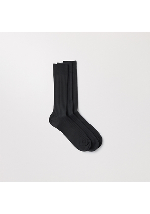 The Merino Sock 3-Pack Black