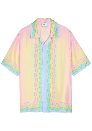 Casablanca The Love Of Dance Printed Silk Shirt - Multicoloured 1 - S