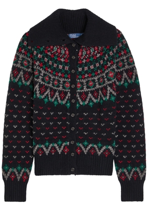 Polo Ralph Lauren Fair Isle Wool-blend Cardigan - Black - S (UK8-10 / S)