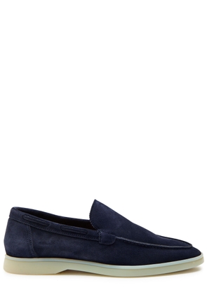 Aurélien Yacht Suede Loafers - Navy - 40 (IT40 / UK6)