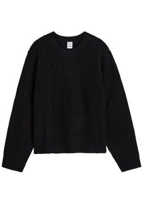 Won Hundred Bentley Ribbed Wool-blend Jumper - Black - L