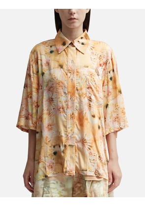 Spikey Puppy Sequin Market Button-Up Shirt