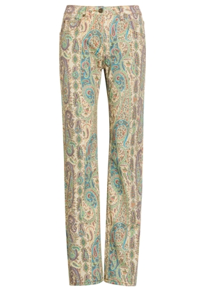 Etro Patterned Straight-leg Jeans - Multicoloured 1 - 26 (W26 / UK8 / S)