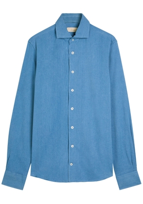 Aurélien Chambray Shirt - Mid Blu - XL