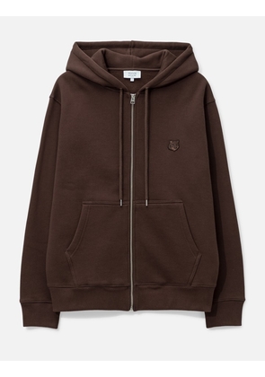Bold Fox Head Patch Comfort Zipped Hoodie