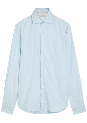Aurélien Cotton-blend Shirt - Blue - XL
