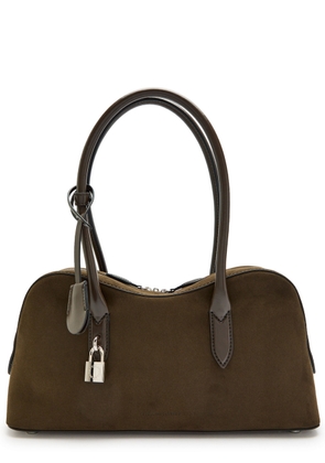 Stella Mccartney Stella Ryder Medium Faux Suede Shoulder bag - Moca - One Size