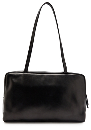 The Row Astra Leather Shoulder bag - Dark Brown - One Size