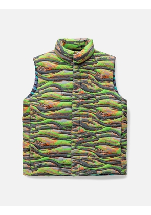 Unisex Printed Quilted Puffer Vest