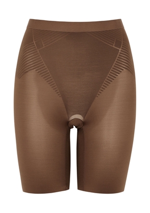 Spanx Thinstincts 2.0 Mid-thigh Shorts - Brown - L (UK14 / L)