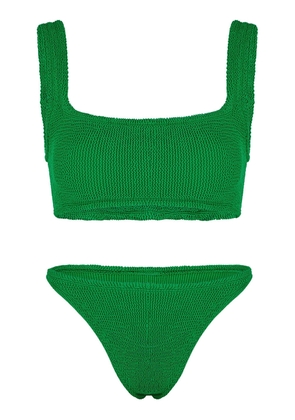 Hunza G Xandra Crinkle Bikini - Green - One Size