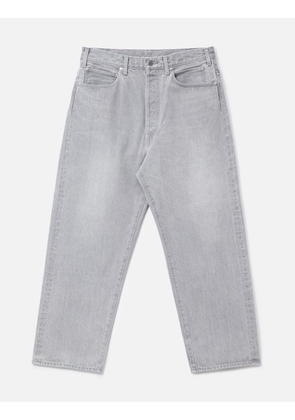 Unlikely Time Travel Jean Wide Gray Denim