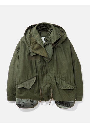 Chanel Cut Fishtail Parka