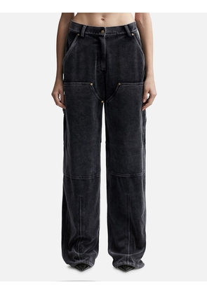 Workwear Pants in Crushed Velour