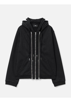 Three Zip Hoodie