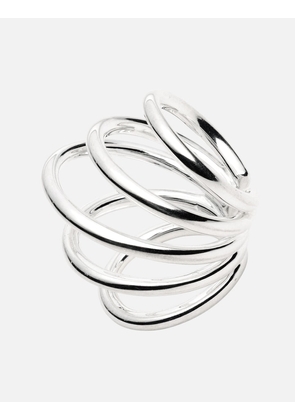 Five Hoop Ear Cuff Silver