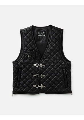 TC Bone Leather Quilted Vest