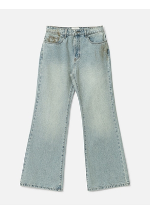 Light Blue Flared Fit Denim