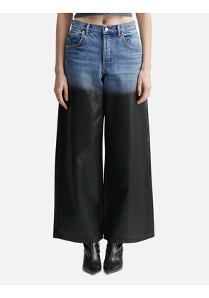Surge Coated Wide-leg Jean